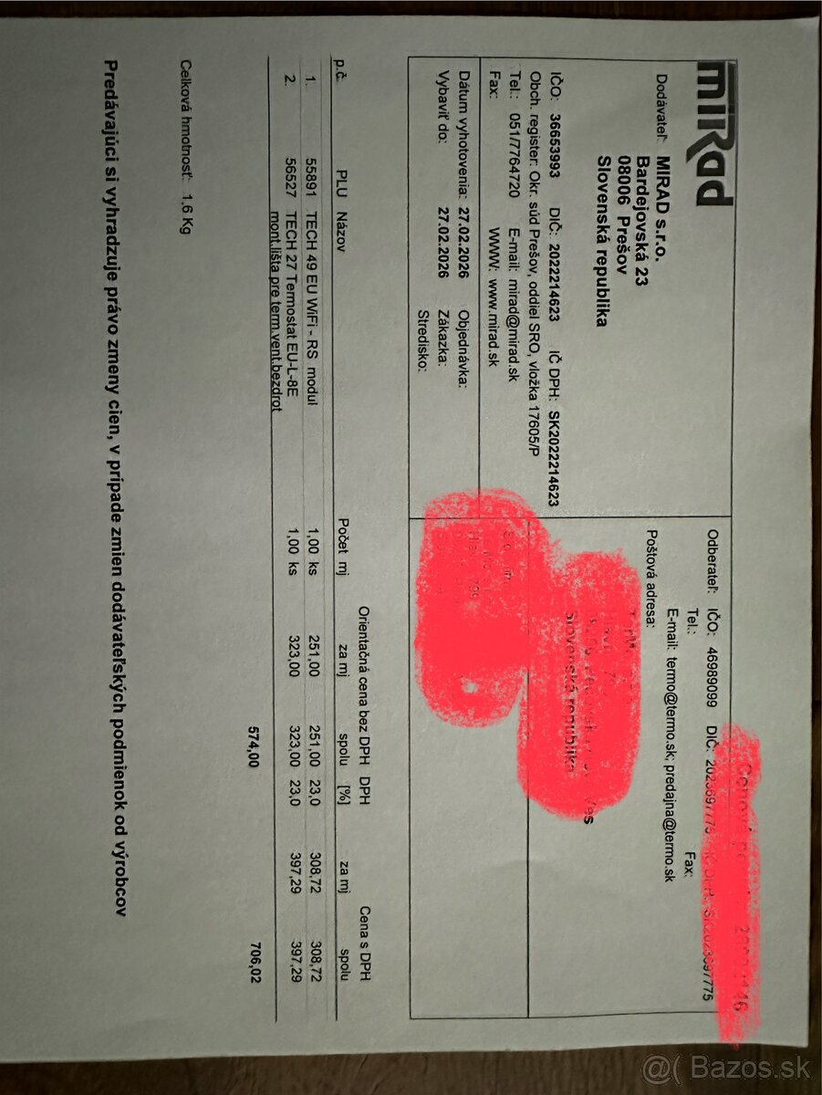 Zónove vykurovanie Lišta Tech EU-L8 - 7