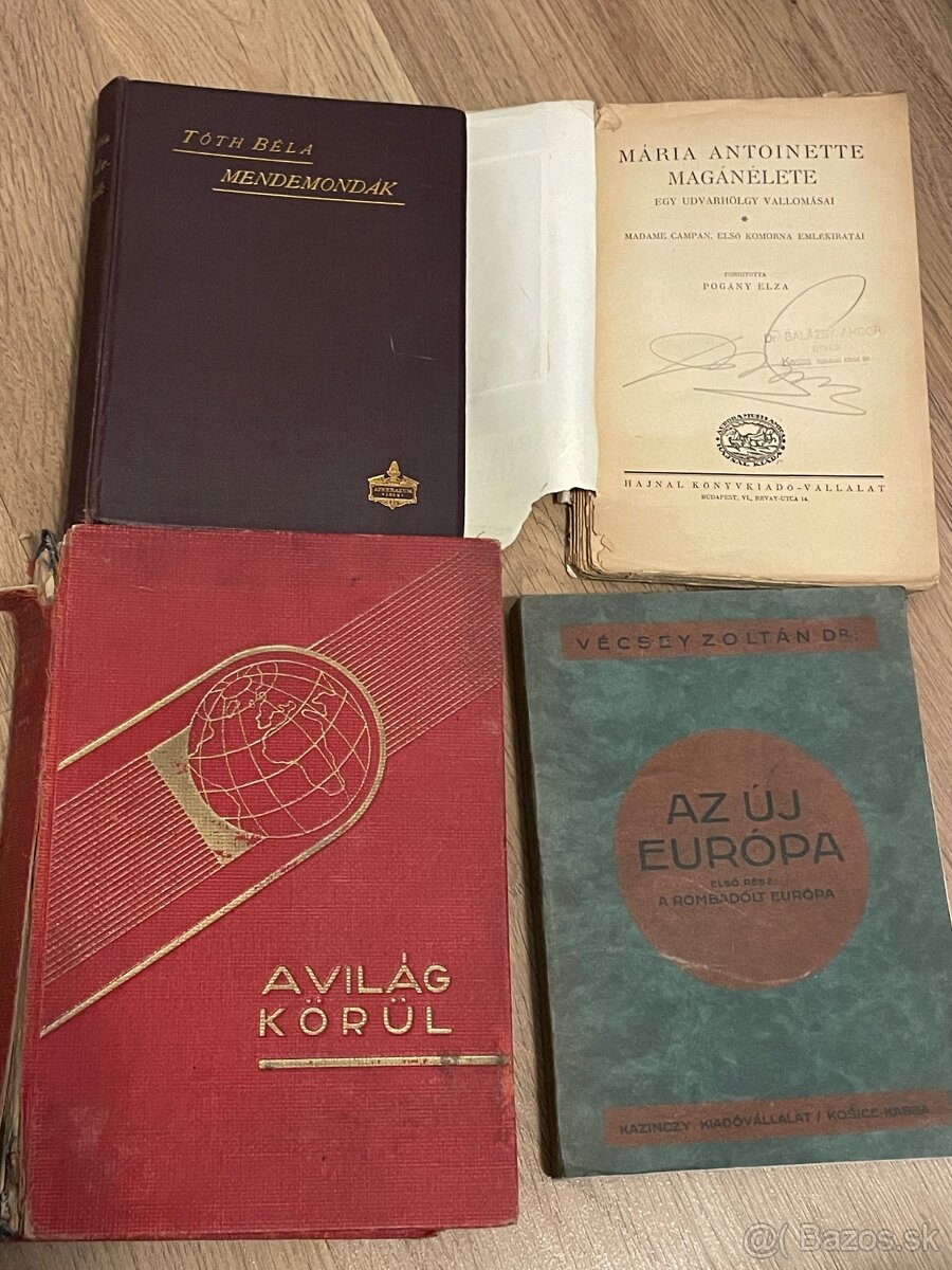 Knihy staré maďarské 2 - 7