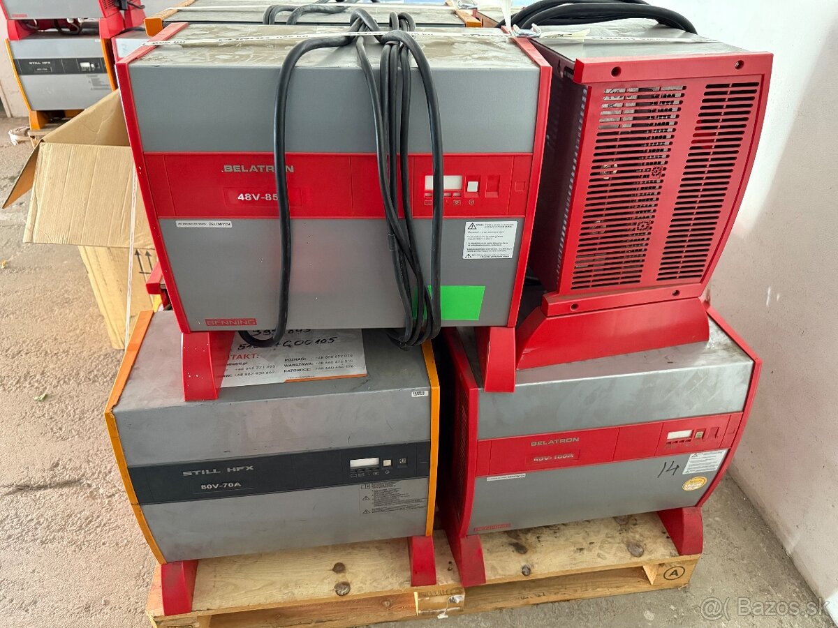 ✳️ Prodáme zánovní nabíječe 24V, 48V a 80V převážně Still ✳️ - 7