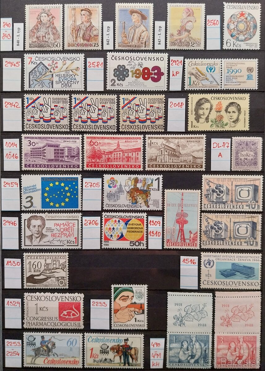 Známky ČSR – 2 - 7