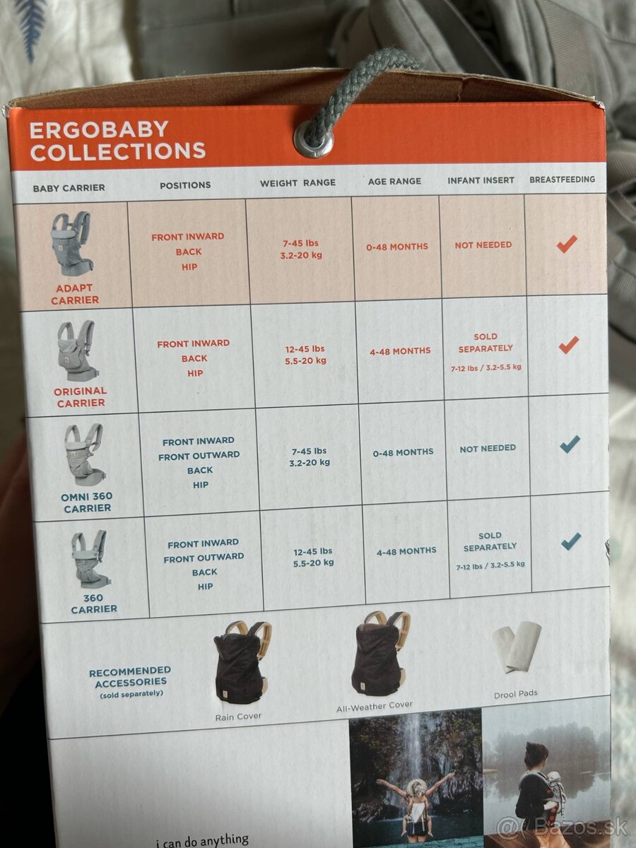 ERGOBABY Adapt - Nosič pre dieťa - 7