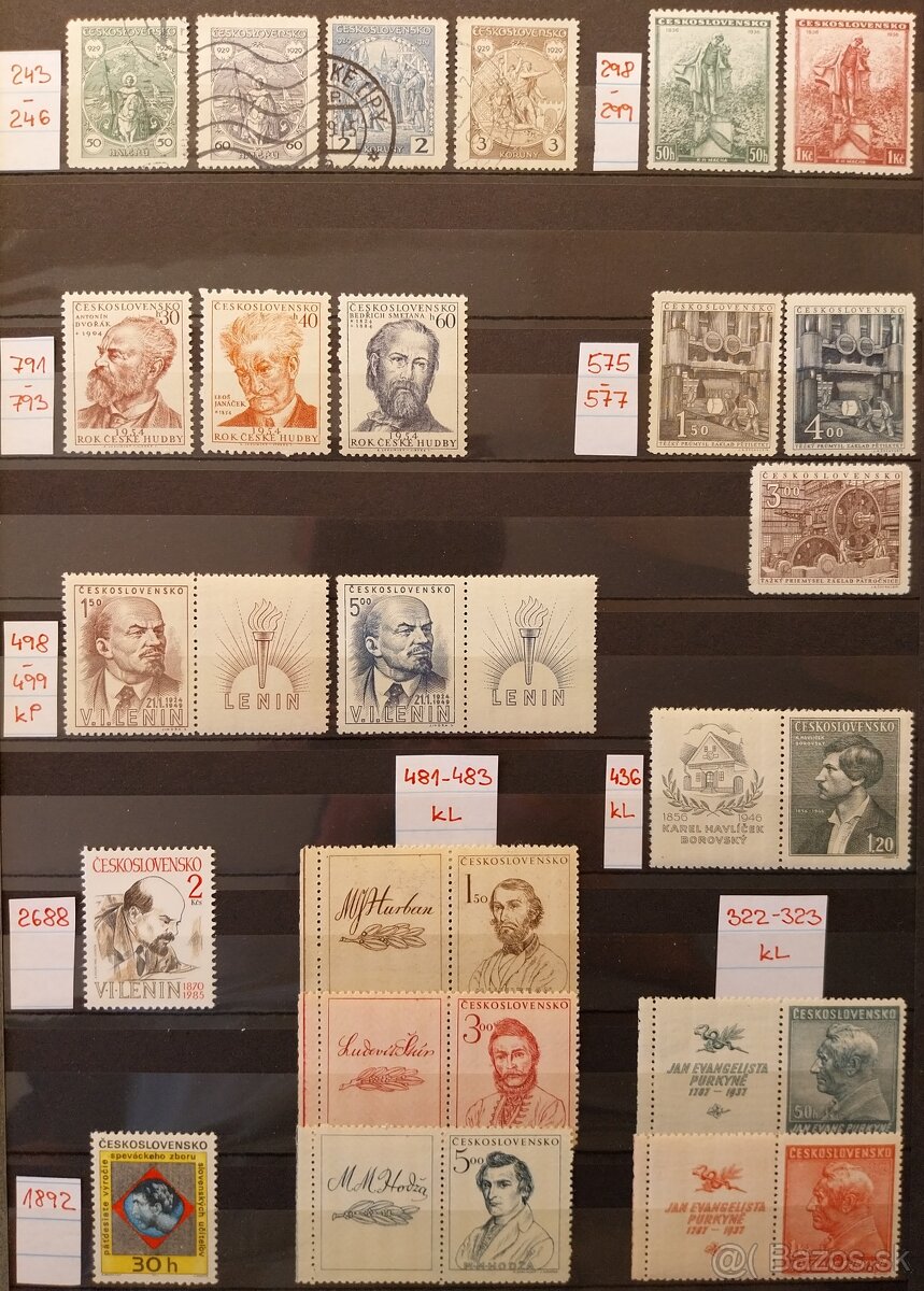 Známky ČSR – 3 - 7