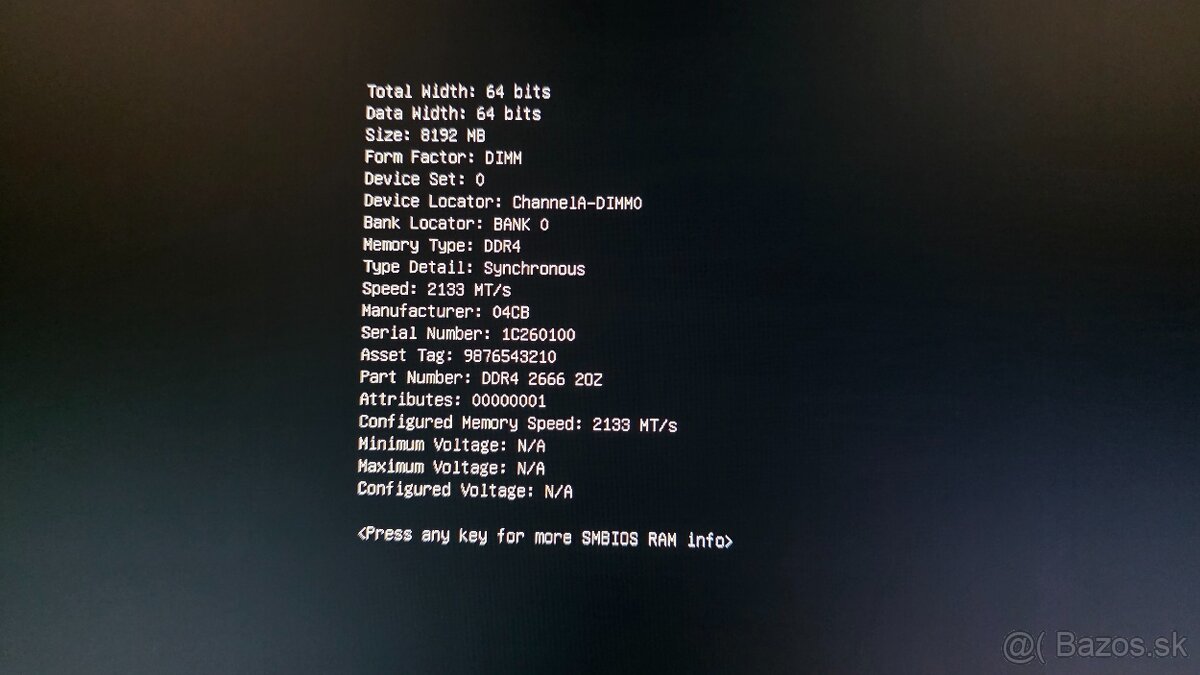 RAM ADATA XPG 2666 MHz 8GB - 7
