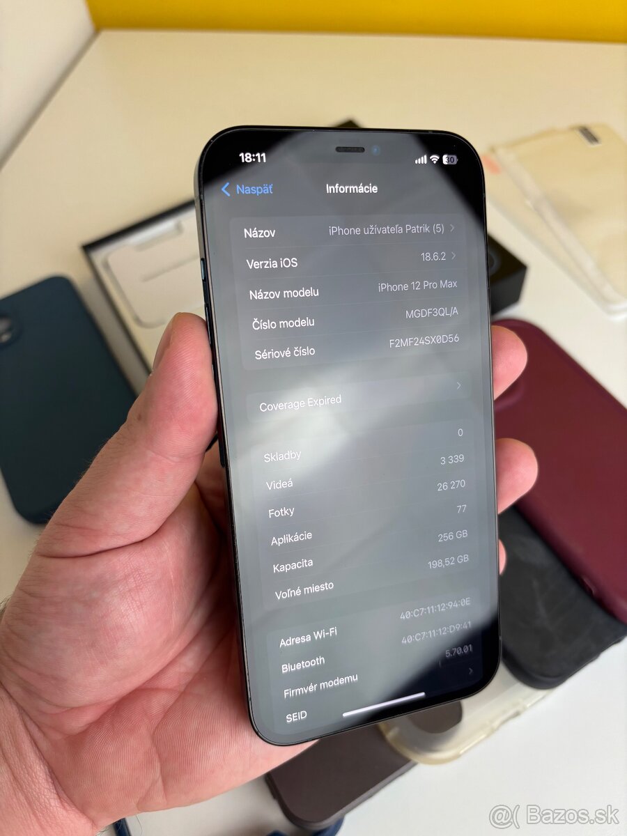 Predam vymenim Iphone 12 Pro Max 256GB Blue - 7