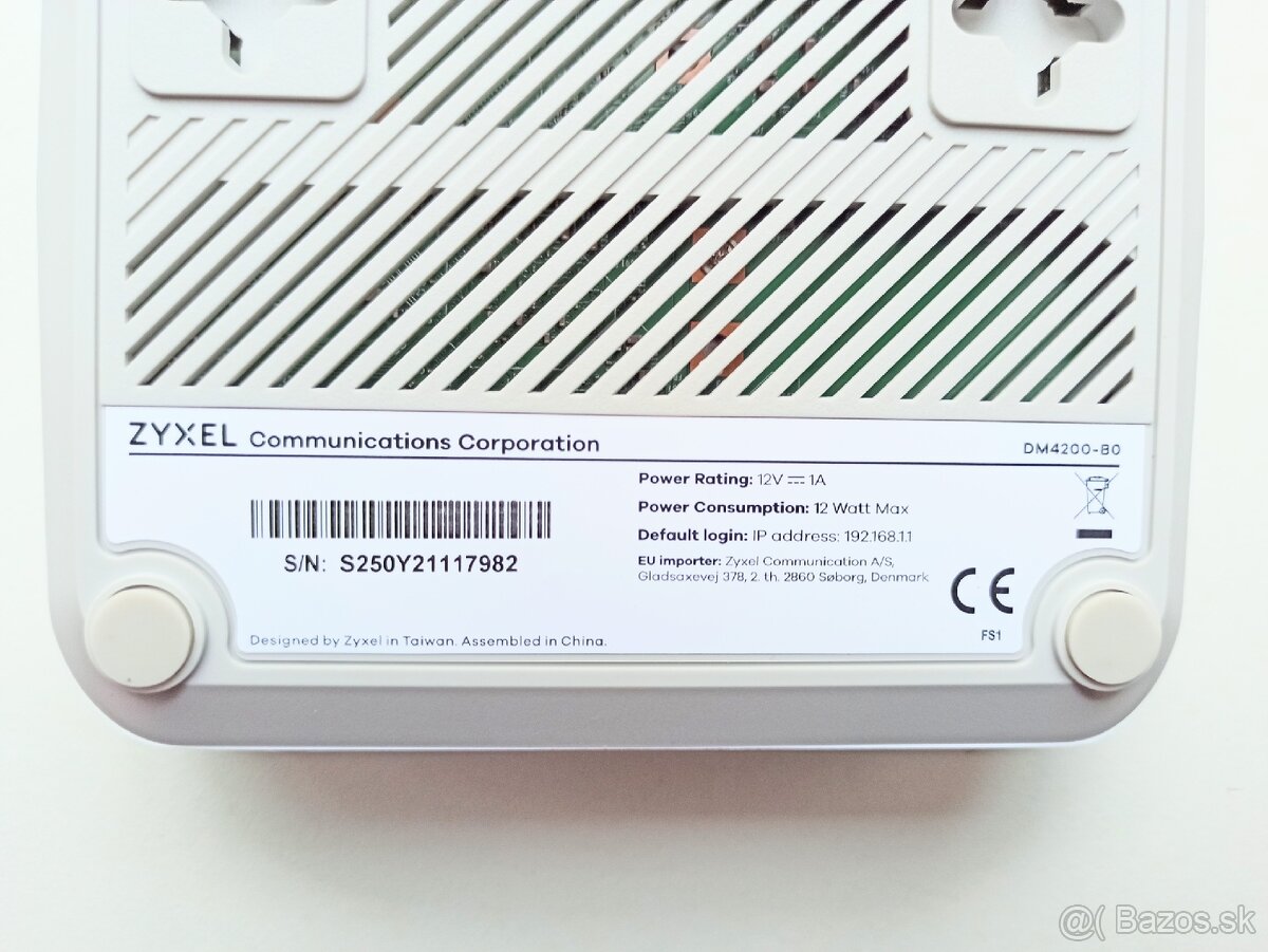 Sietový modem Zyxel Cetin se zesilovačem Nové - 7