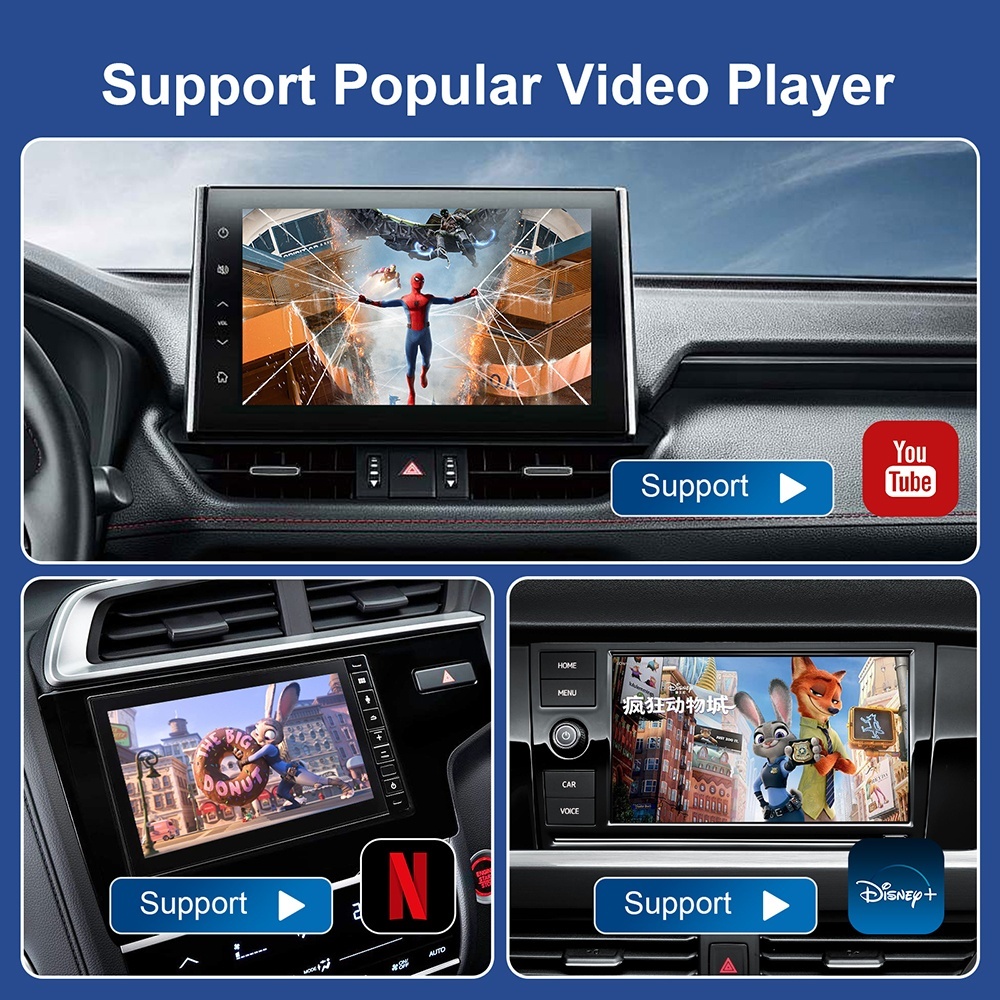 NetFlix, YouTube do auta - Bezdrôtový Carplay / Android Auto - 7
