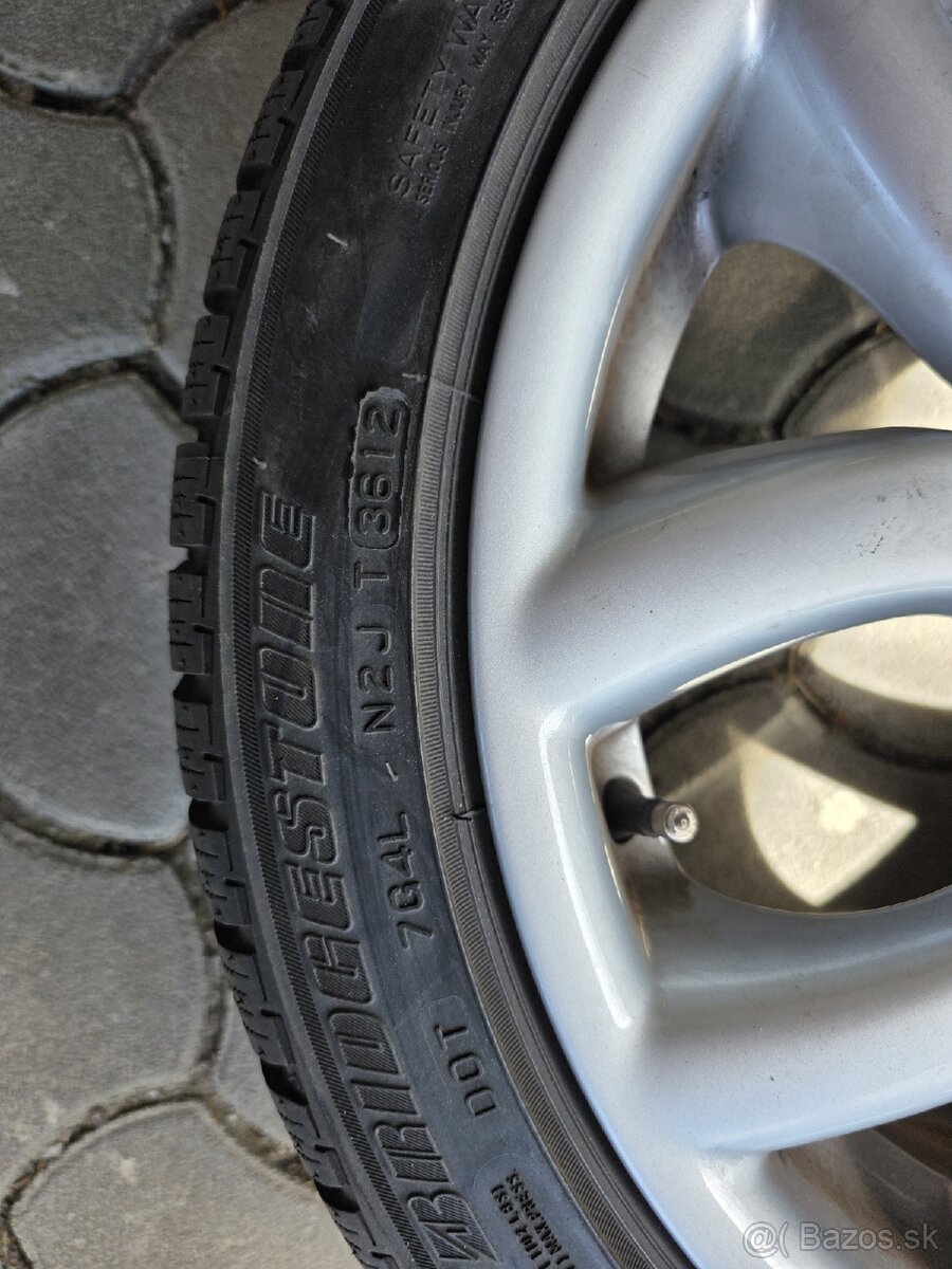 Disky MINI r17 na zimných runflat Bridgestone - 7