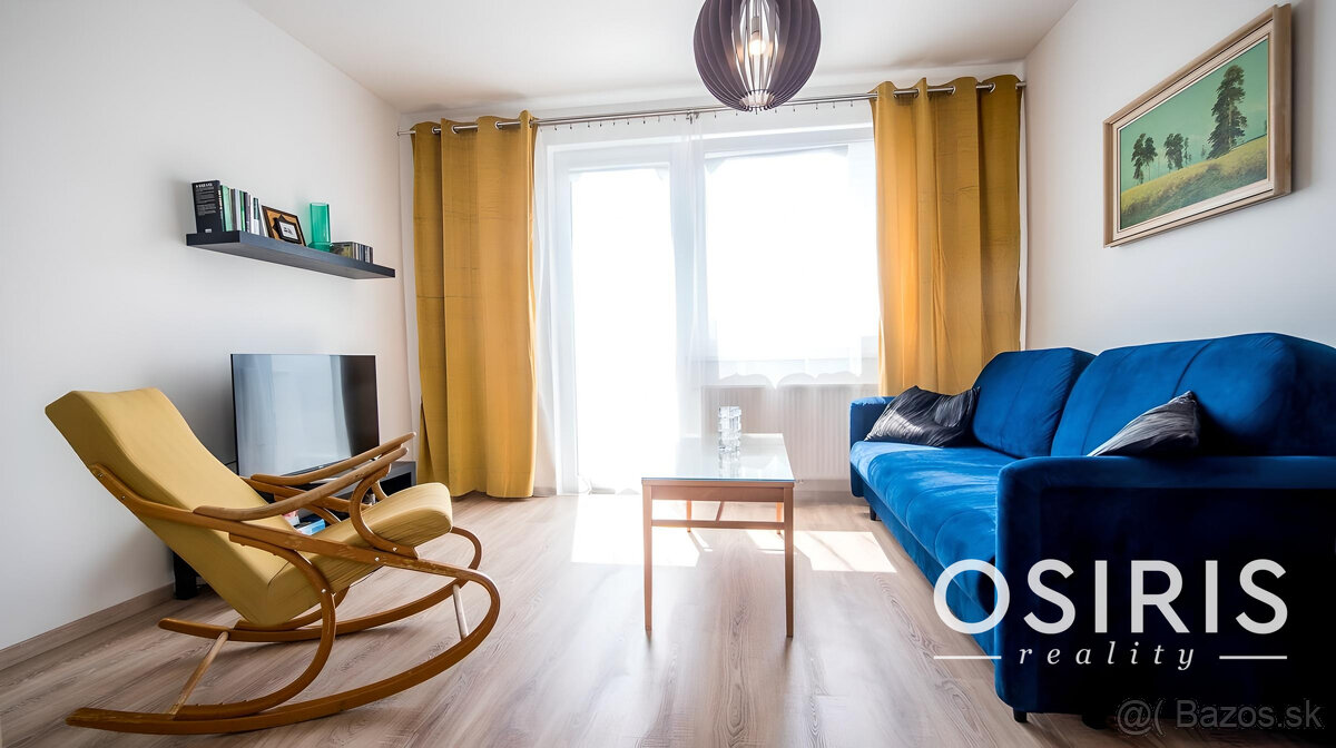 Na prenájom zariadený 2i byt s balkónom v novostavbe 2023, O - 7