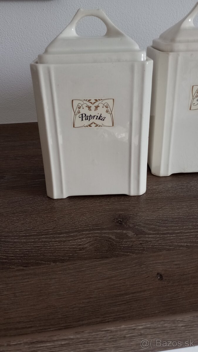 Starožitné dózy koreničky porcelán - 7