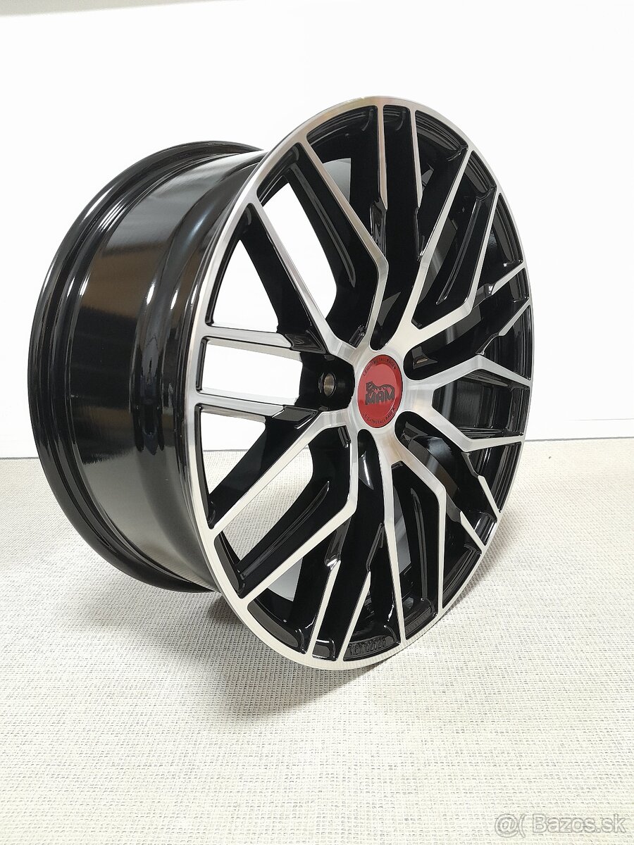 Alu disky R18 5x112 ET45 8J MAM RS4 BFP Seat Audi Vw Škoda - 7