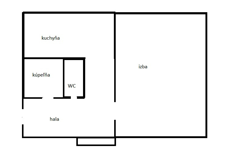 Na prenájom, 1izb, Bodrocká, 32m2, p.3/3, zariadený, okamžit - 7