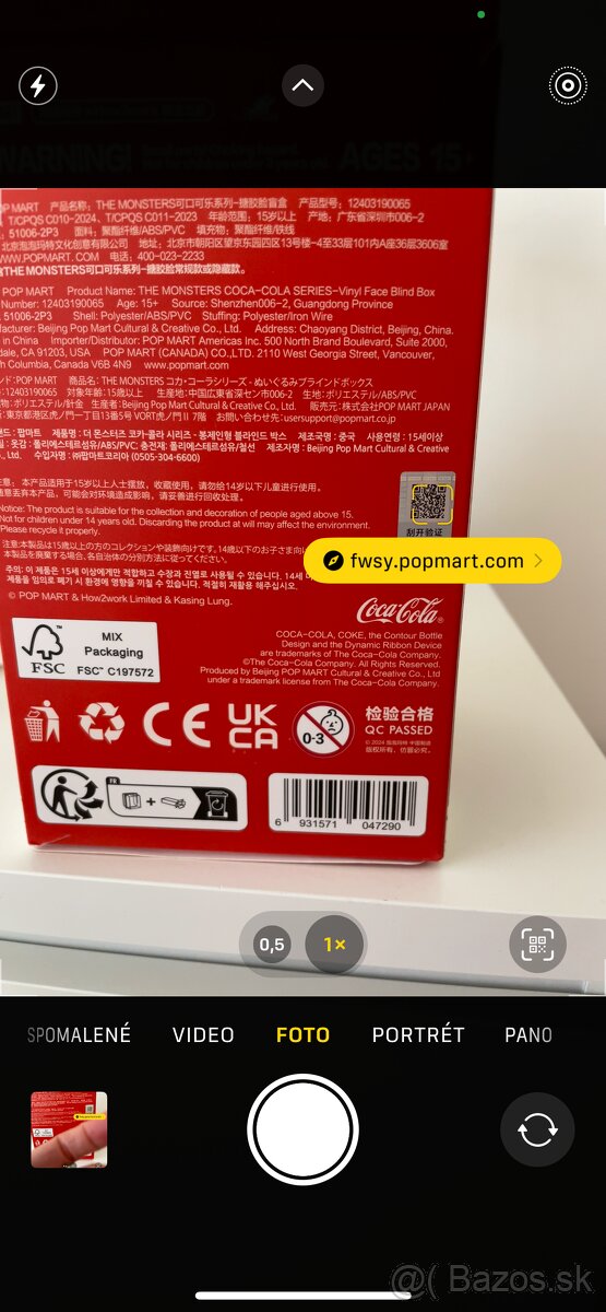 Original Coca Cola labubu objednany priamo z Popmart - 7