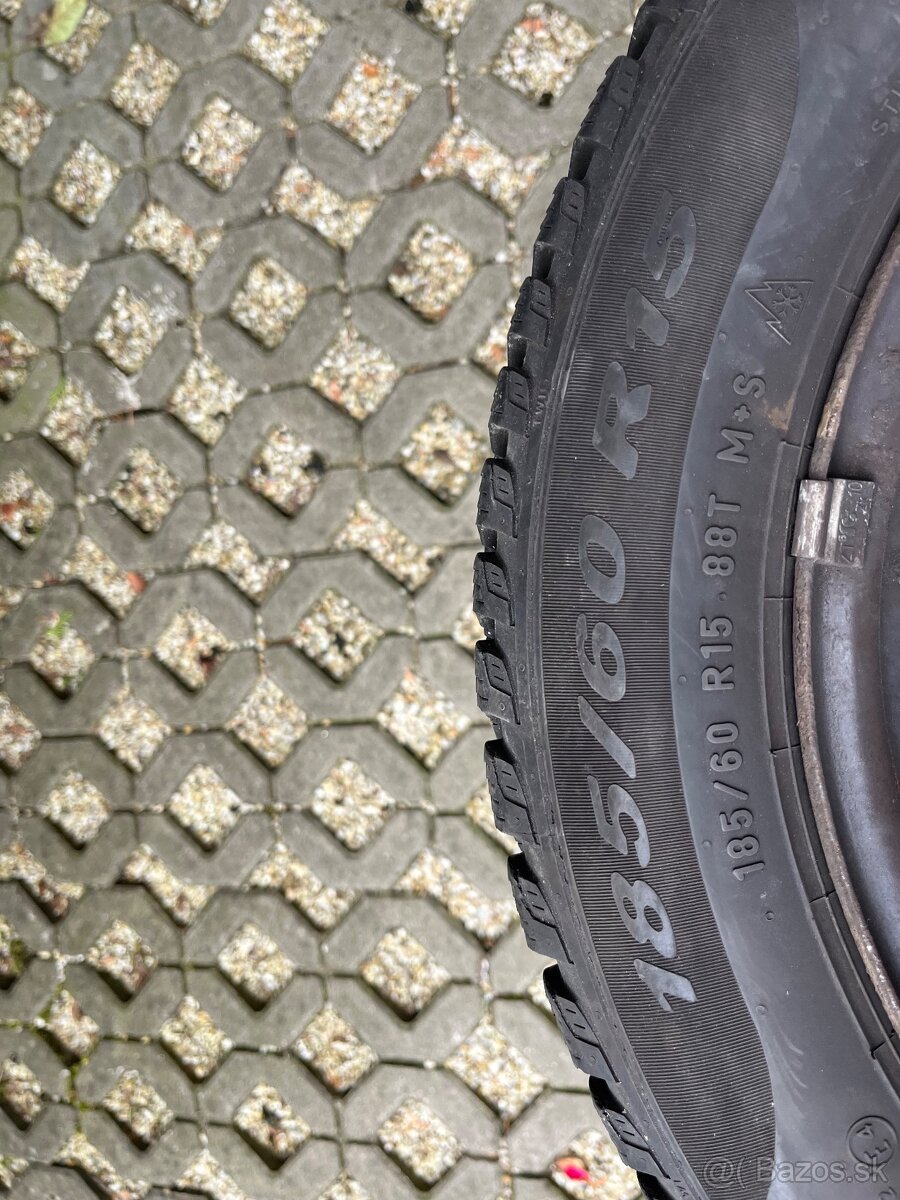 Pirelli Winter Cinturato 185/60 R15 + disky - 7