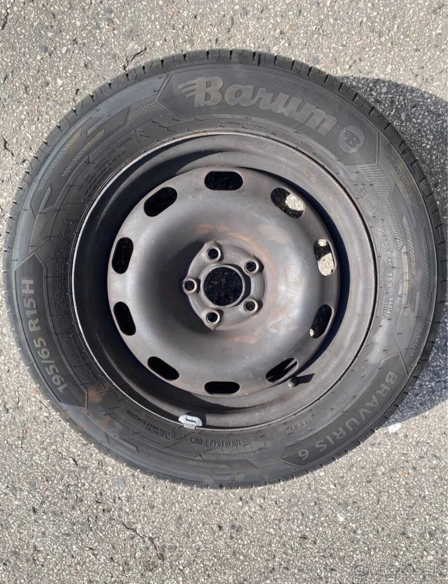 kolesá Barum BRAVURIS 6 na plechových diskoch - 7