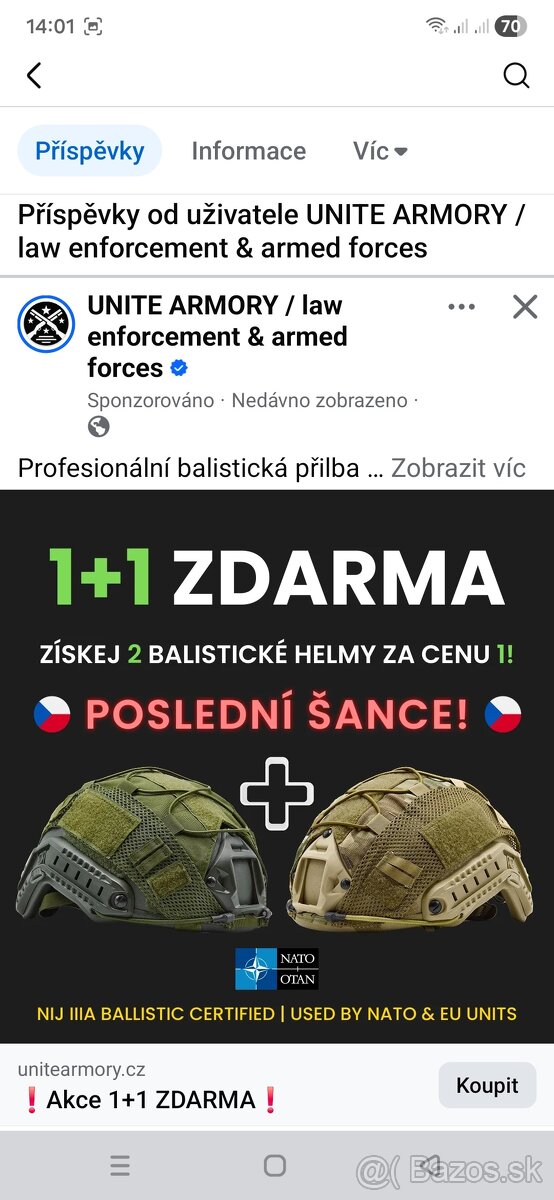 balistická přilba GUARD DOG Neprestrelná III.A helma - 7