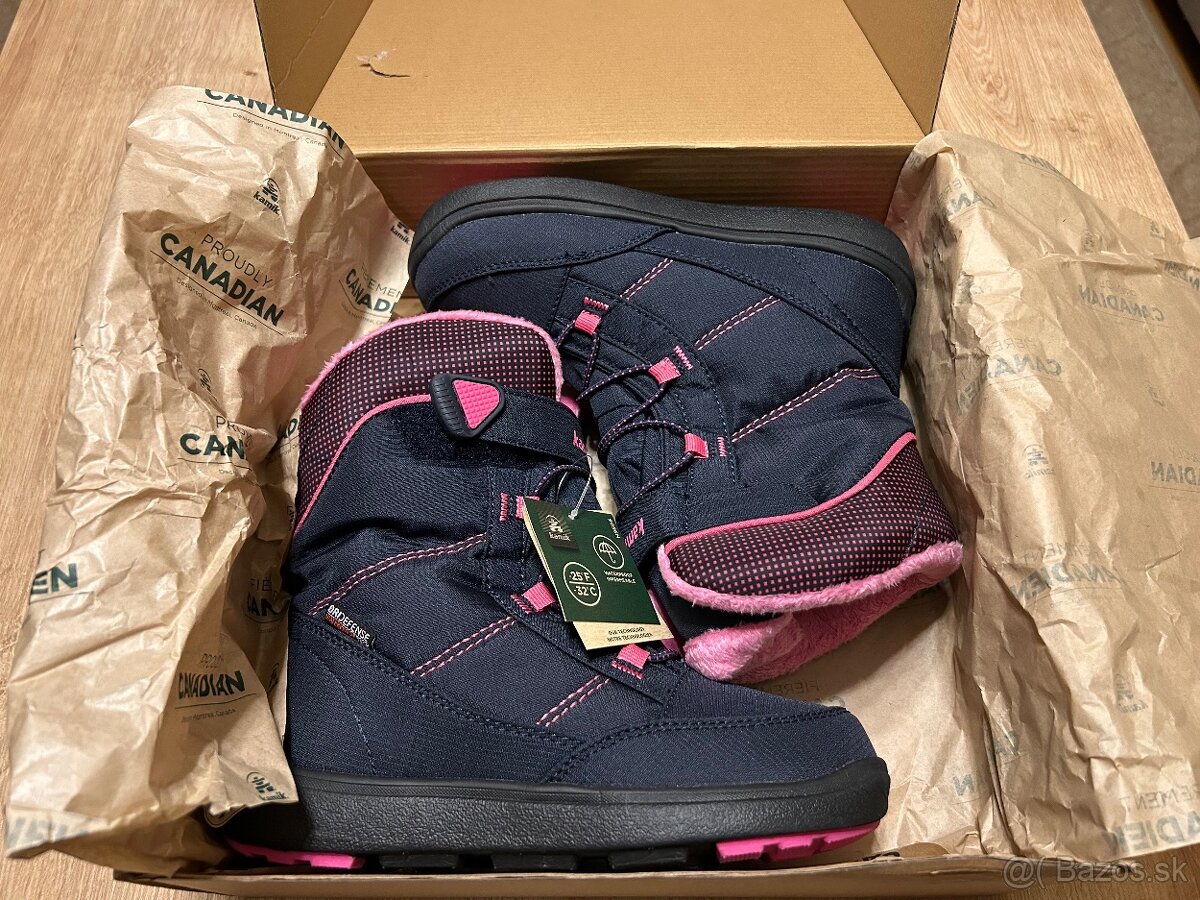 Snehule Kamik Stance2 velk.34 nove- nepremokavé. - 7