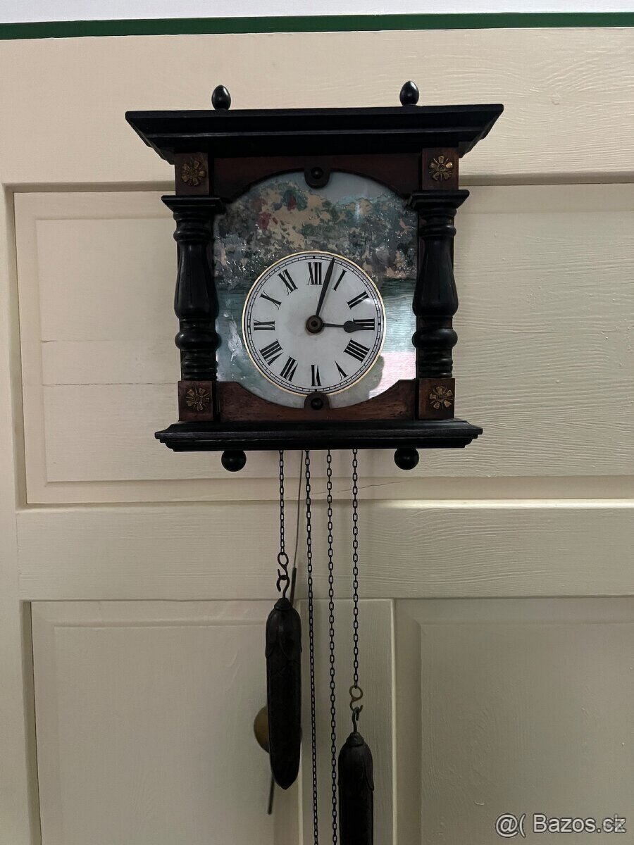 Starožitné hodiny, kyvadlové hodiny - 7