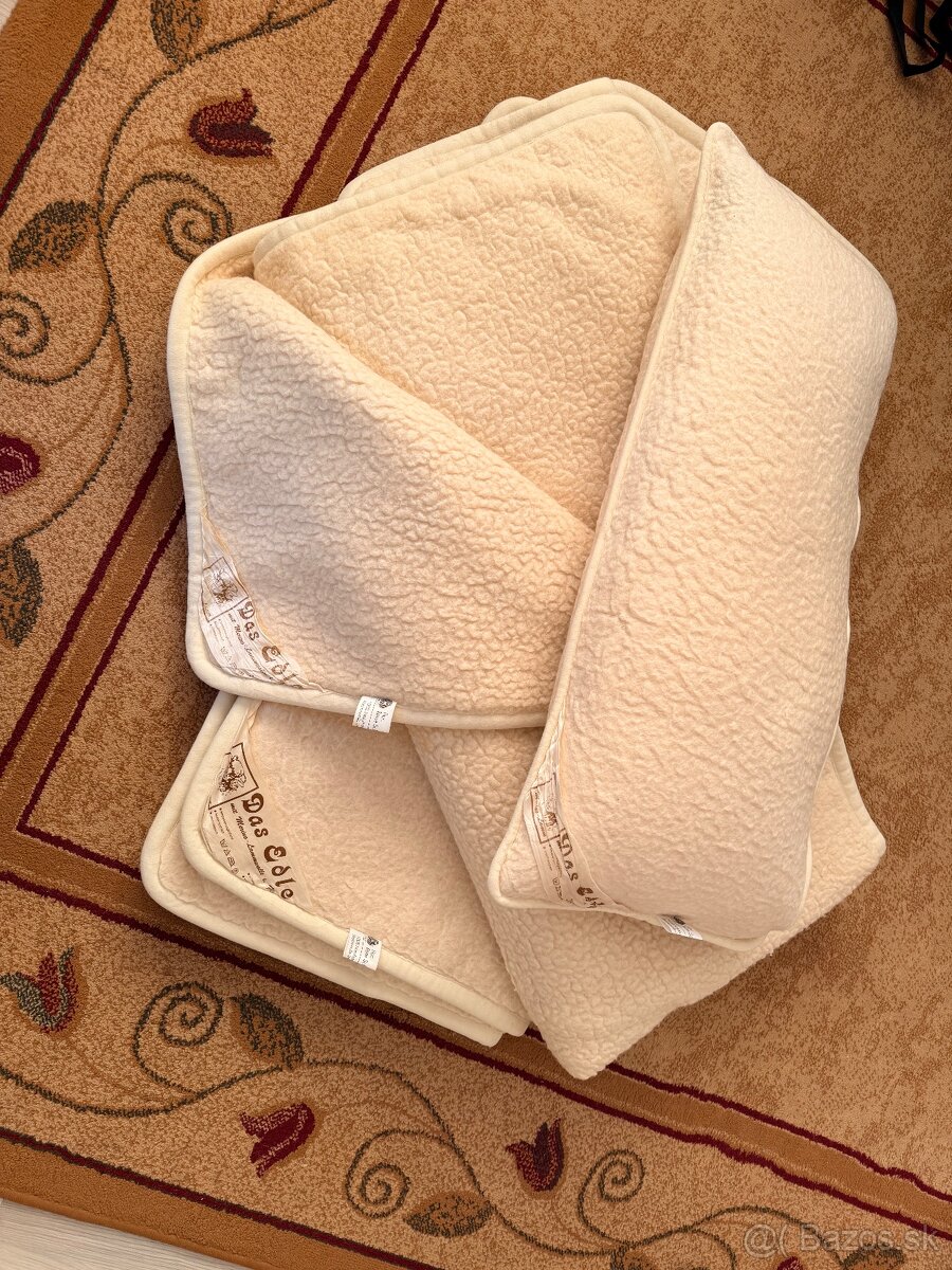 Súprava merino a pérove paplony - 7