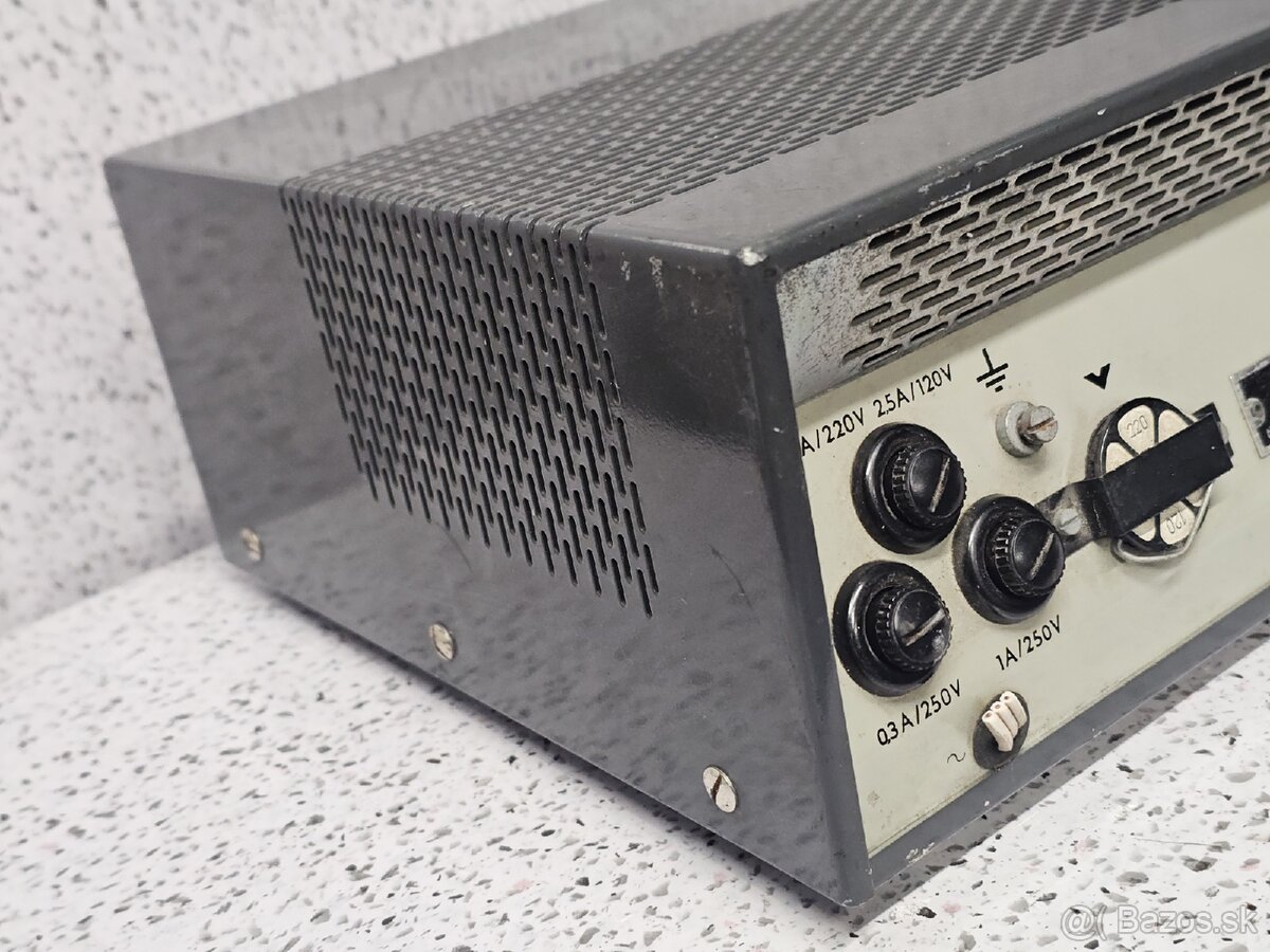 MONO 50 》Tesla AZK405 》Starožitný elektronkový zosilňovač - 7