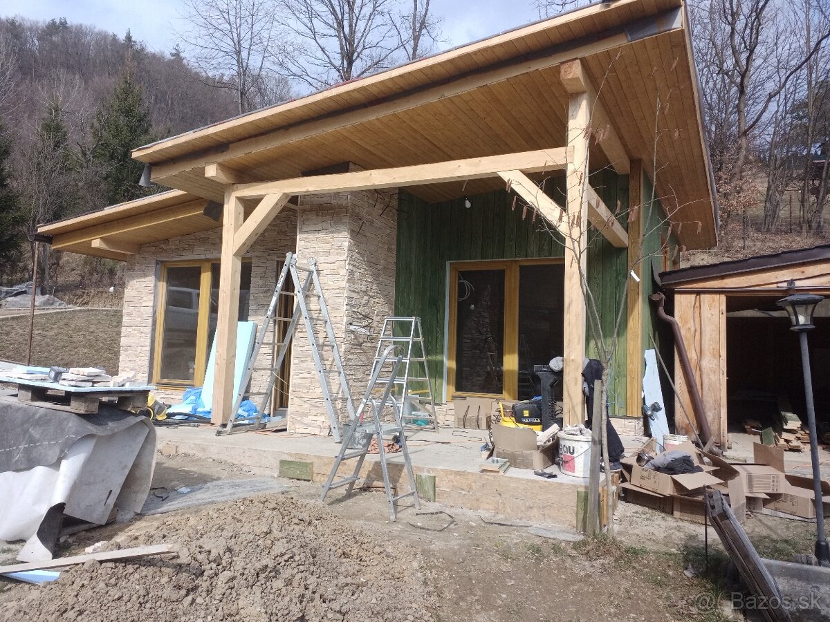 Chata, altánok, prístrešok, terasa, sauna, tesárske práce - 7