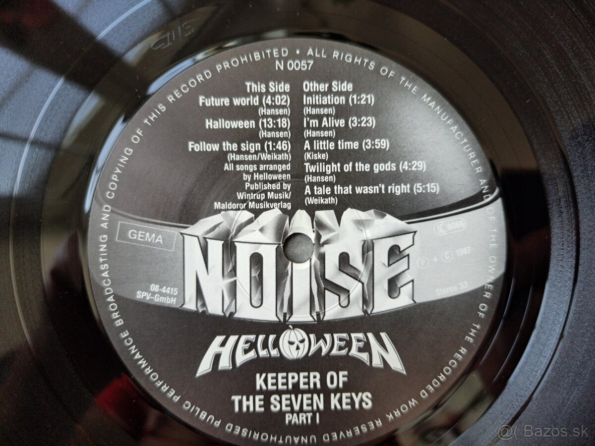 Lp HELLOWEEN- Keeper of the Seven Keys 1 - 7