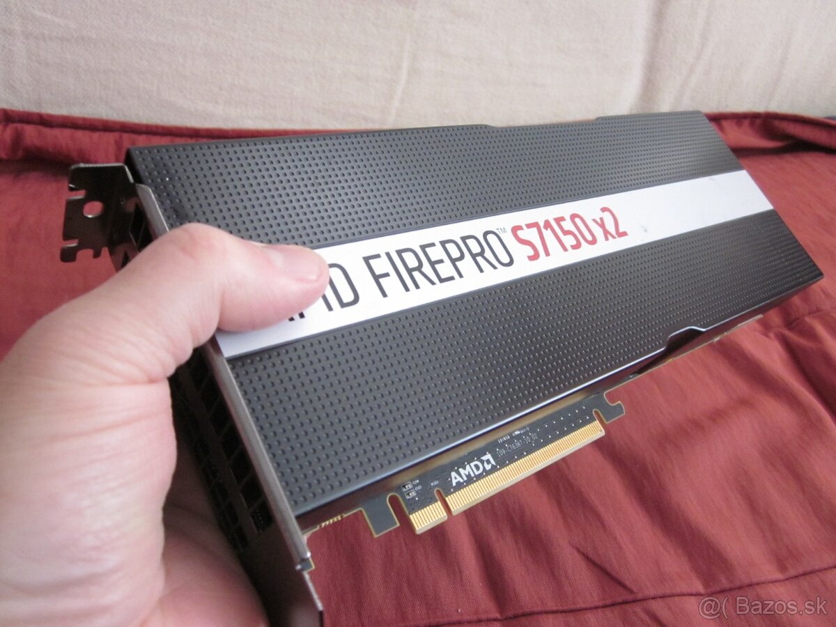 Profi grafika AMD FirePro S7150 x2 16GB GDDR5X - 7