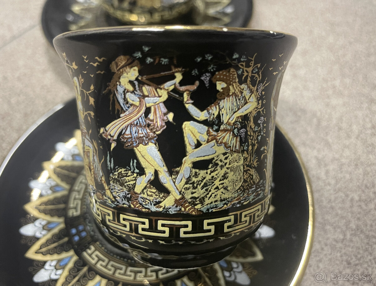 Made in Greece 24K gold šálky - 7