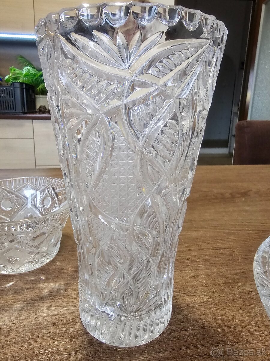 Brúsené sklo. Kryštál. - 7