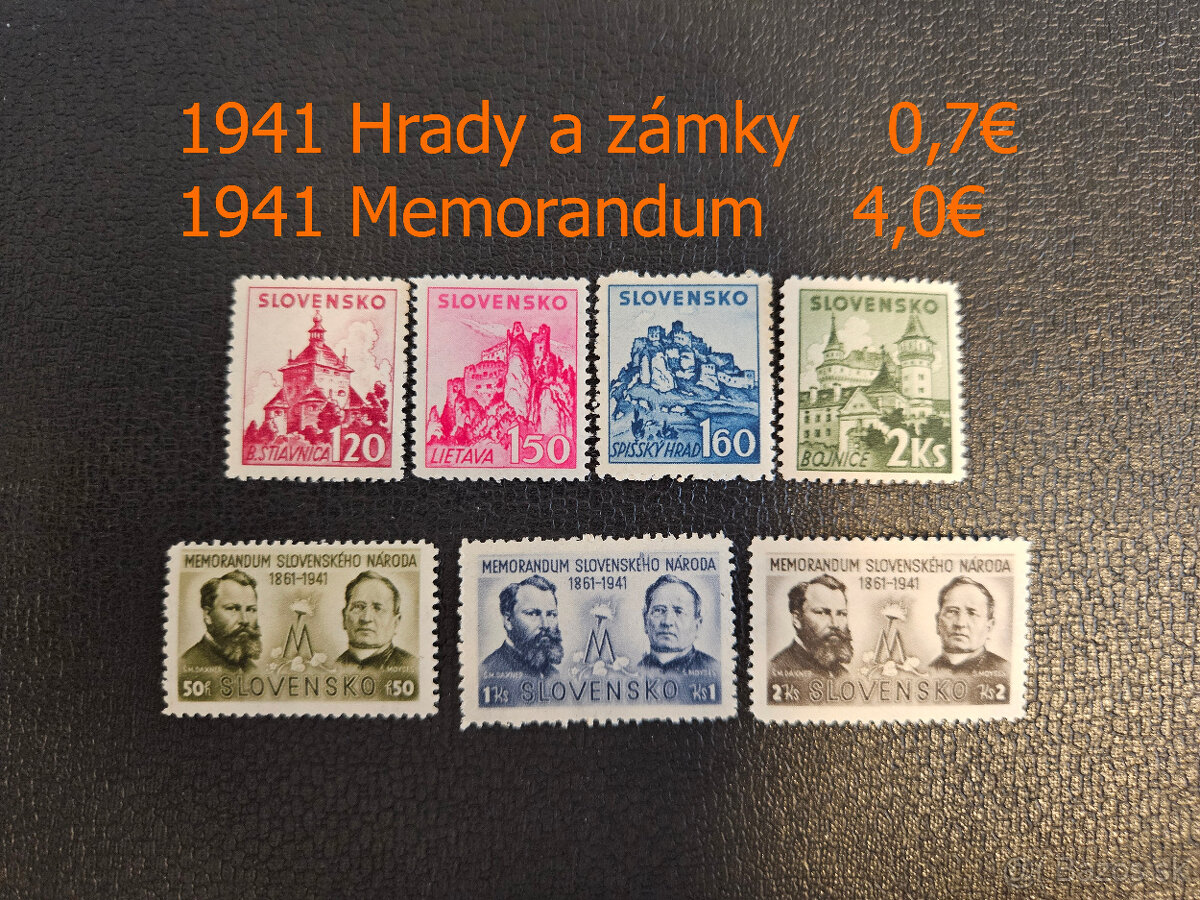 poštové známky Slovenský štát - 7