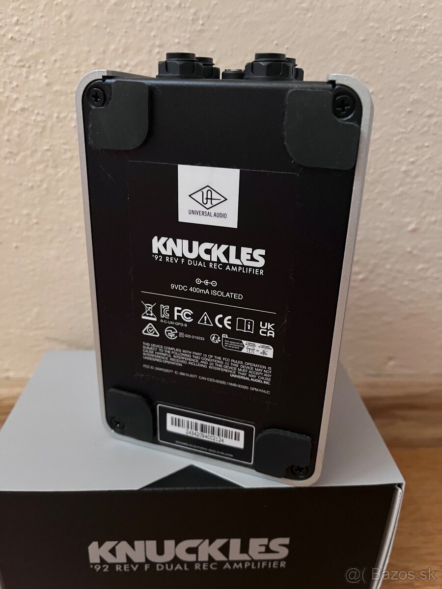 Universal Audio UAFX Knuckles Gitarový predzosilňovač - 7