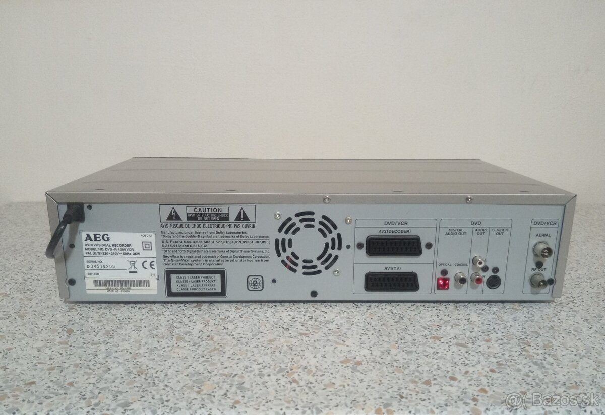 VHS-DVD rekordér AEG DVD-R4509VCR - 7
