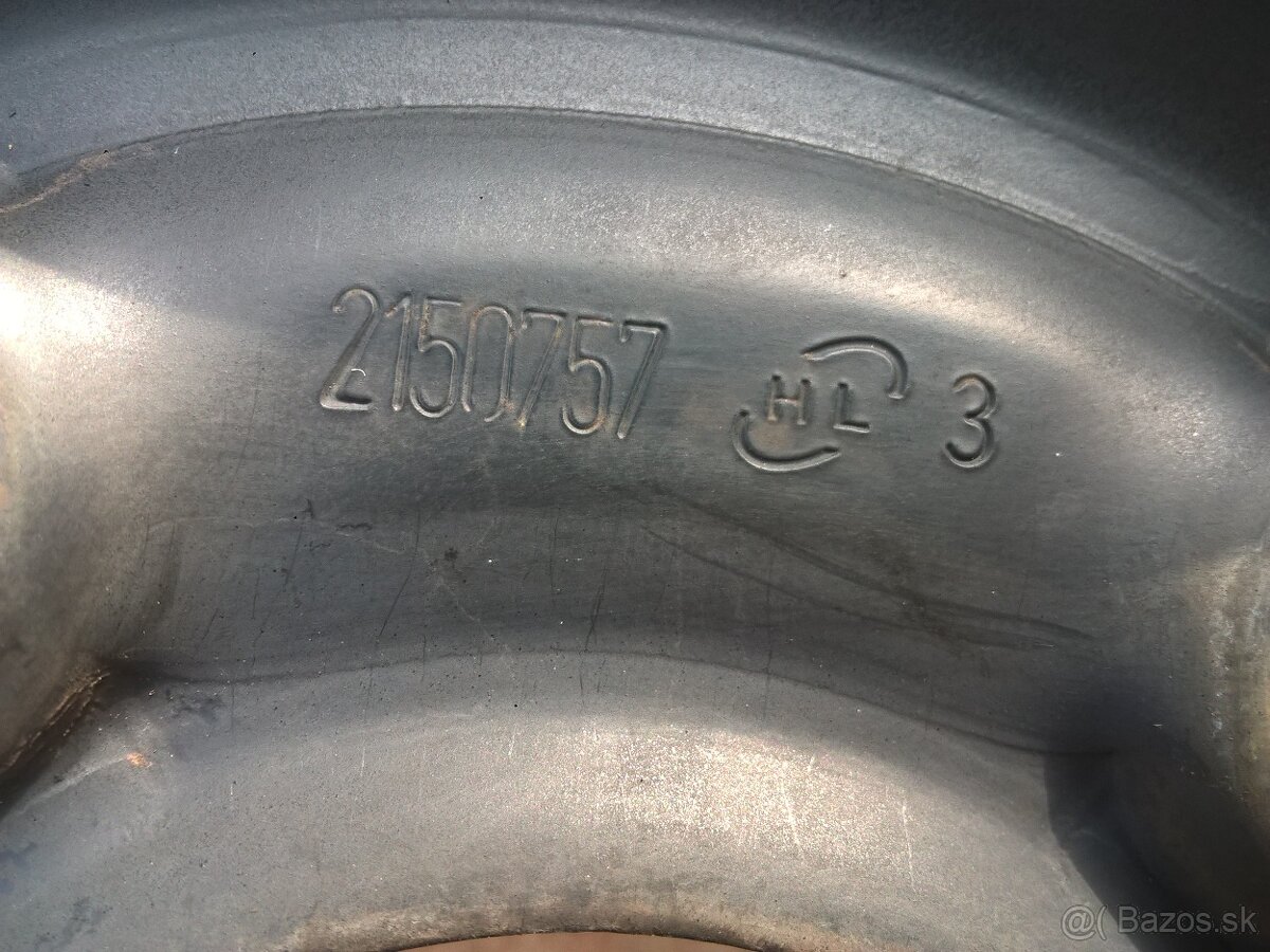 Originál plechové disky 5x114,3 RENAULT FLUENCE 6,5Jx15 ET43 - 7