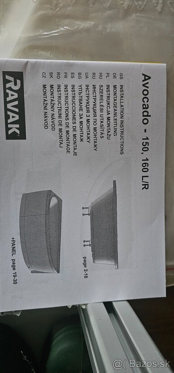 Predám vaňu Ravak - - 7