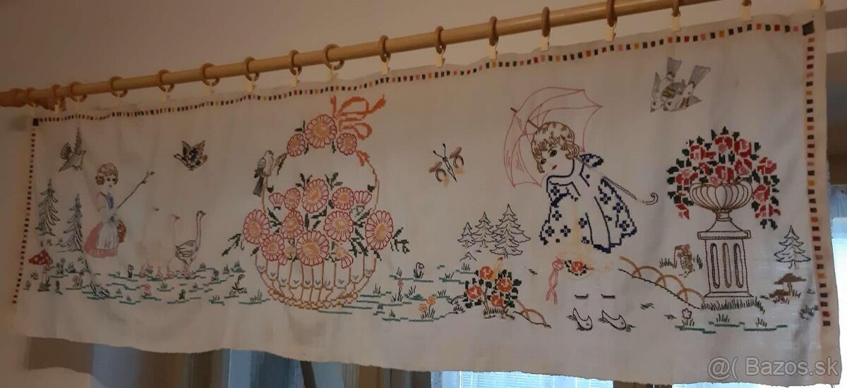 Výšivka na ľanovom plátne - 7