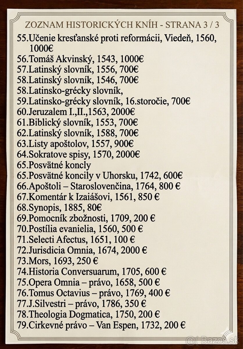Vzácne historické knihy - 7