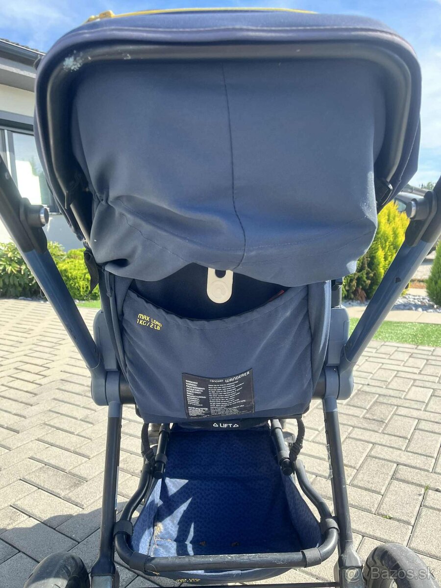 Kvalitný kočík 3 kombinacia Concord - symbolicka cena - 7