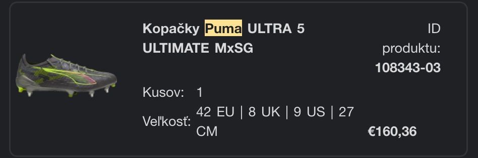 Kopačky Puma Ultra SG, veľ. 42 - 7
