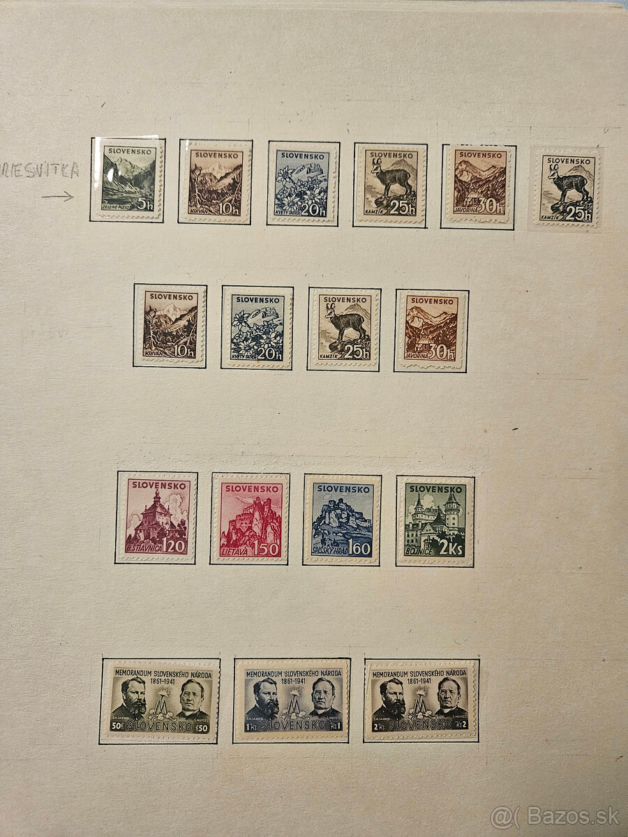 poštové známky Slovenský štát - 7