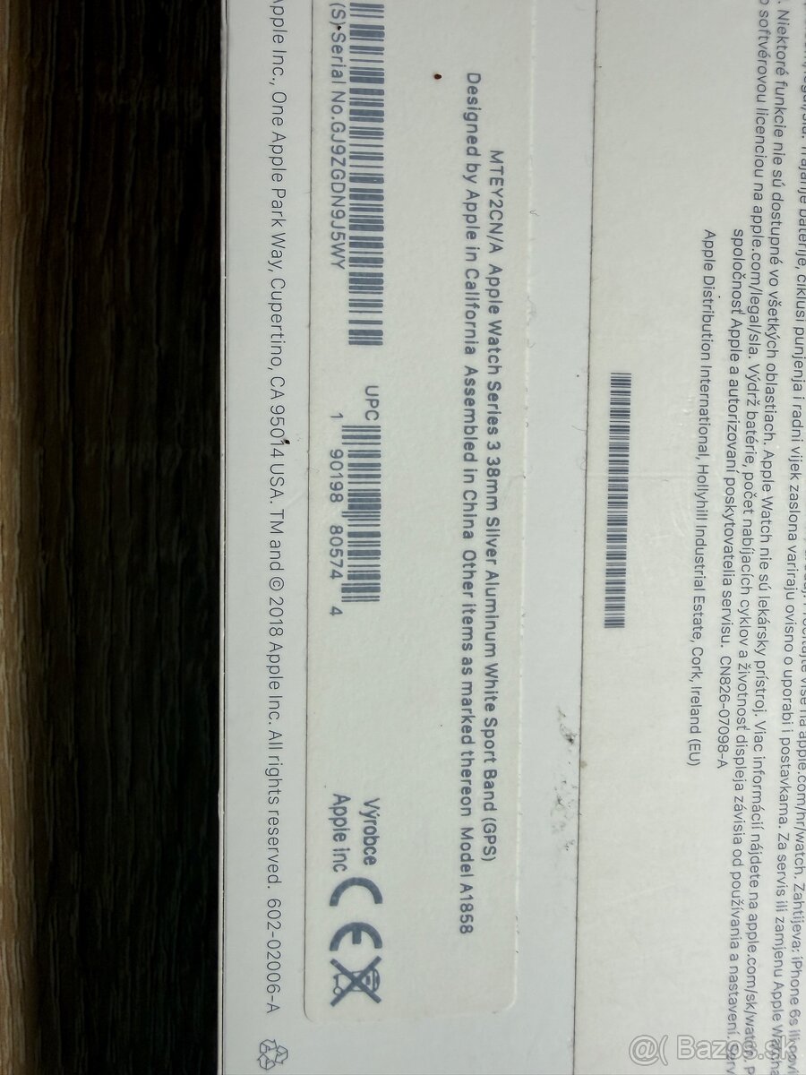 Predám Apple Watch series 3 38mm silver - 7