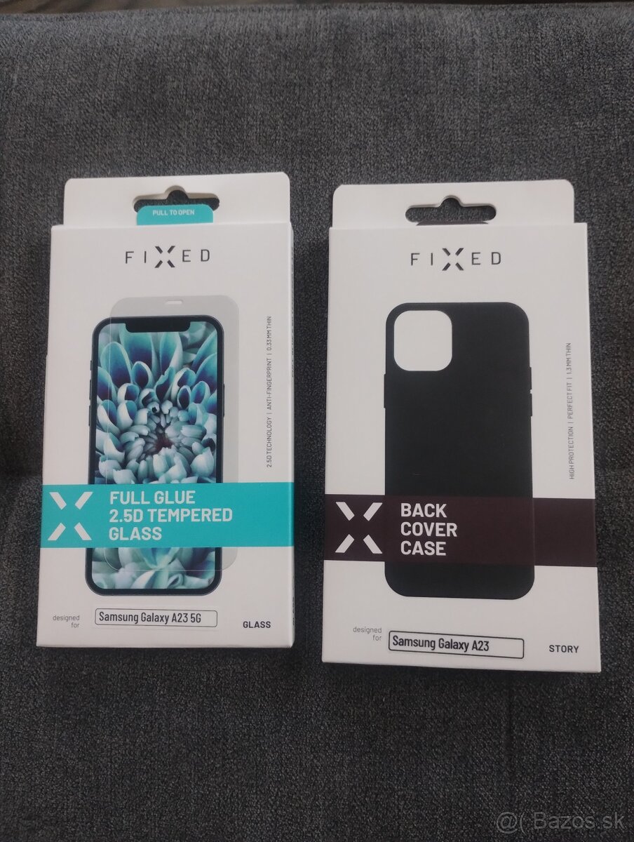 Predám zadné kryty a tvrdené sklo na Samsung Galaxy A23 - 7