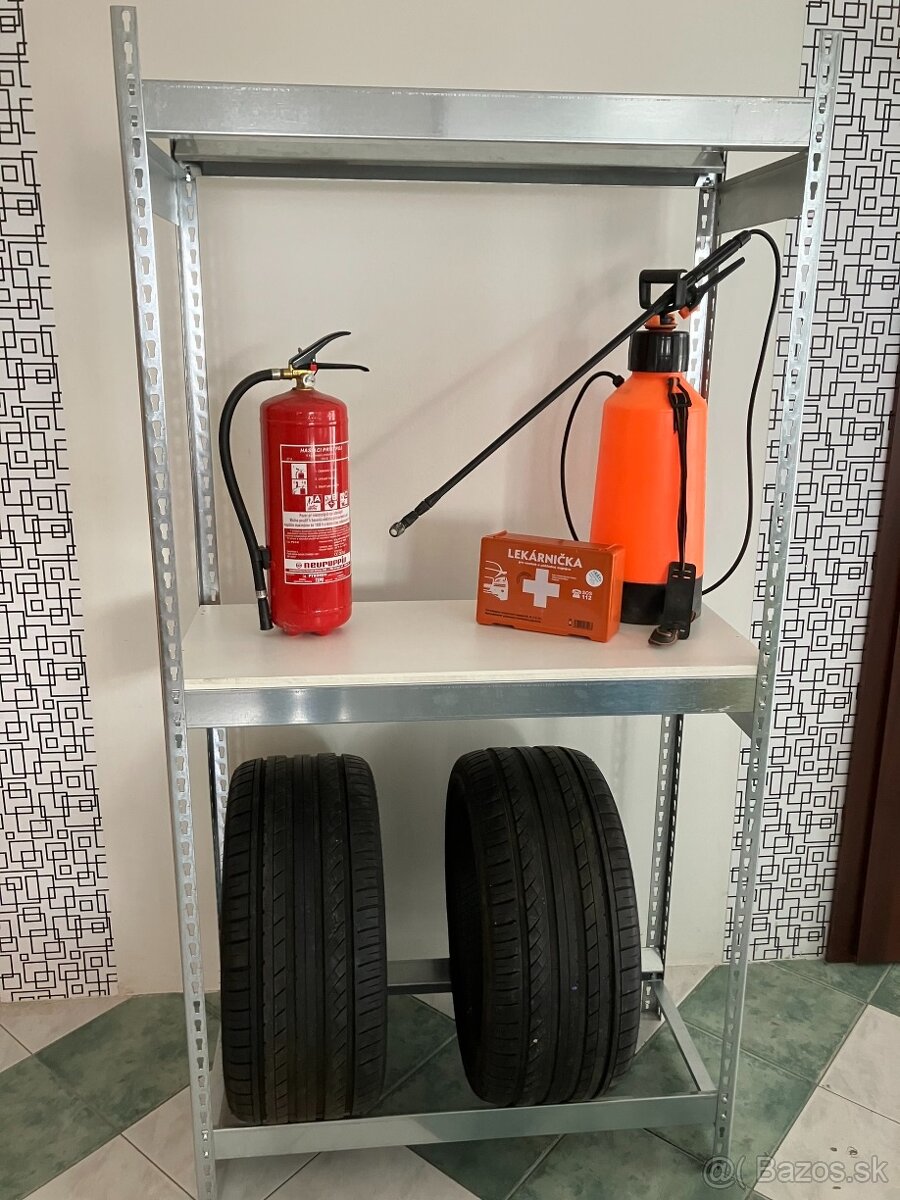 Kvalitné pozinkované regály na pneumatiky - 7