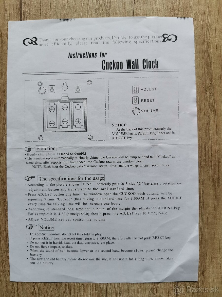 Kukučkové hodiny - 7