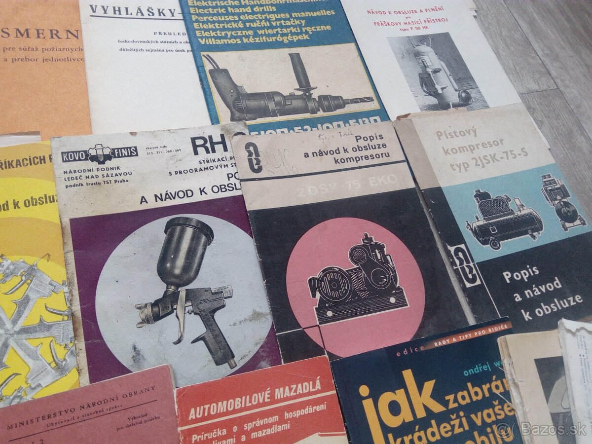 Návody na obsluhu a mapy. - 7