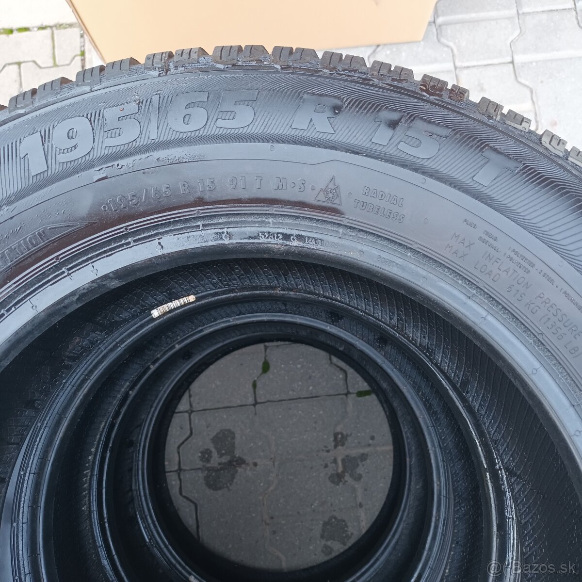 Predám zimné Pneumatiky Semperit Master Grip 2 195/65R15 - 7