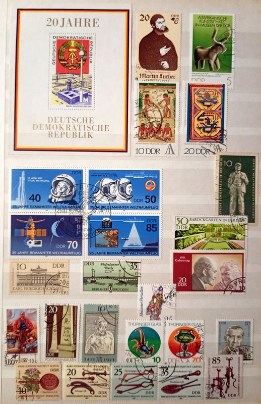 Predám poštové známky DDR - 7