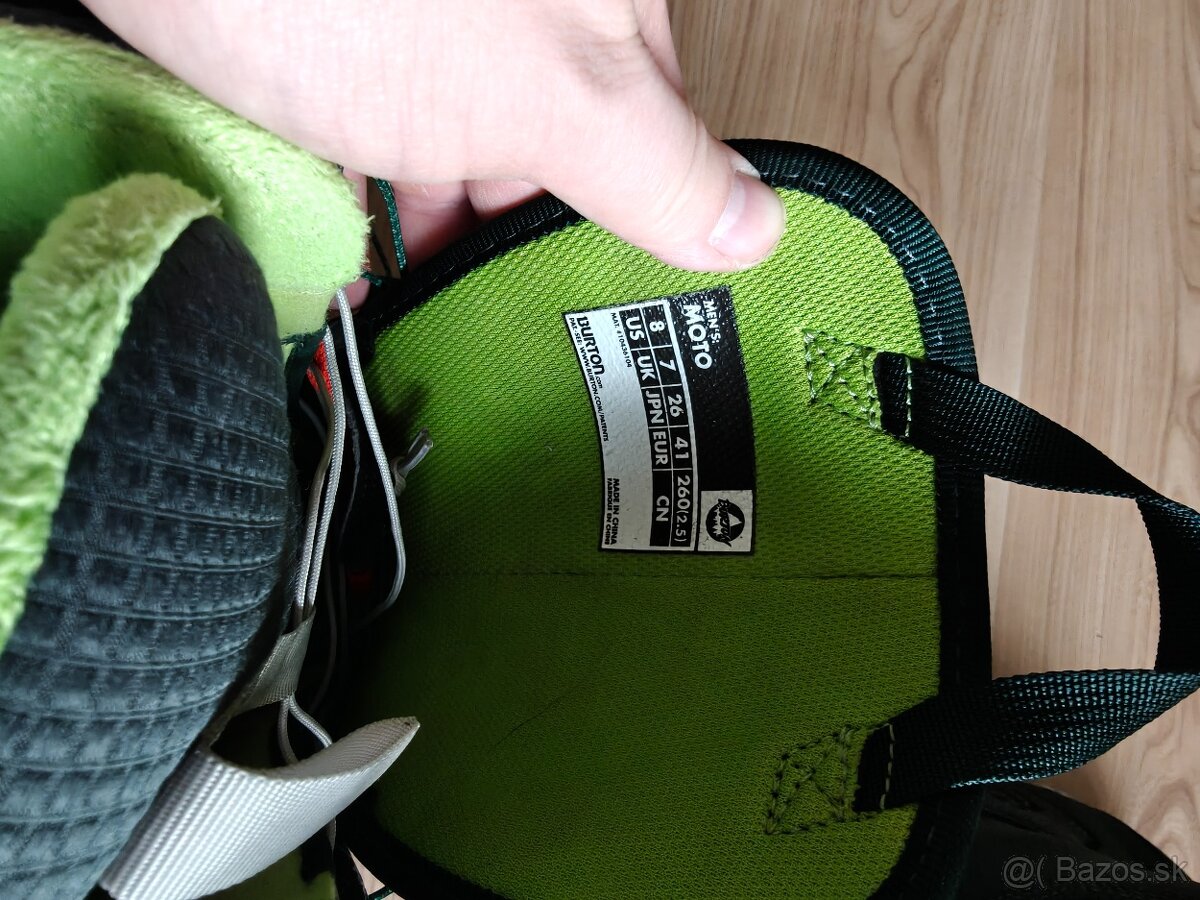 Burton moto zelené snowboardové topánky - 7
