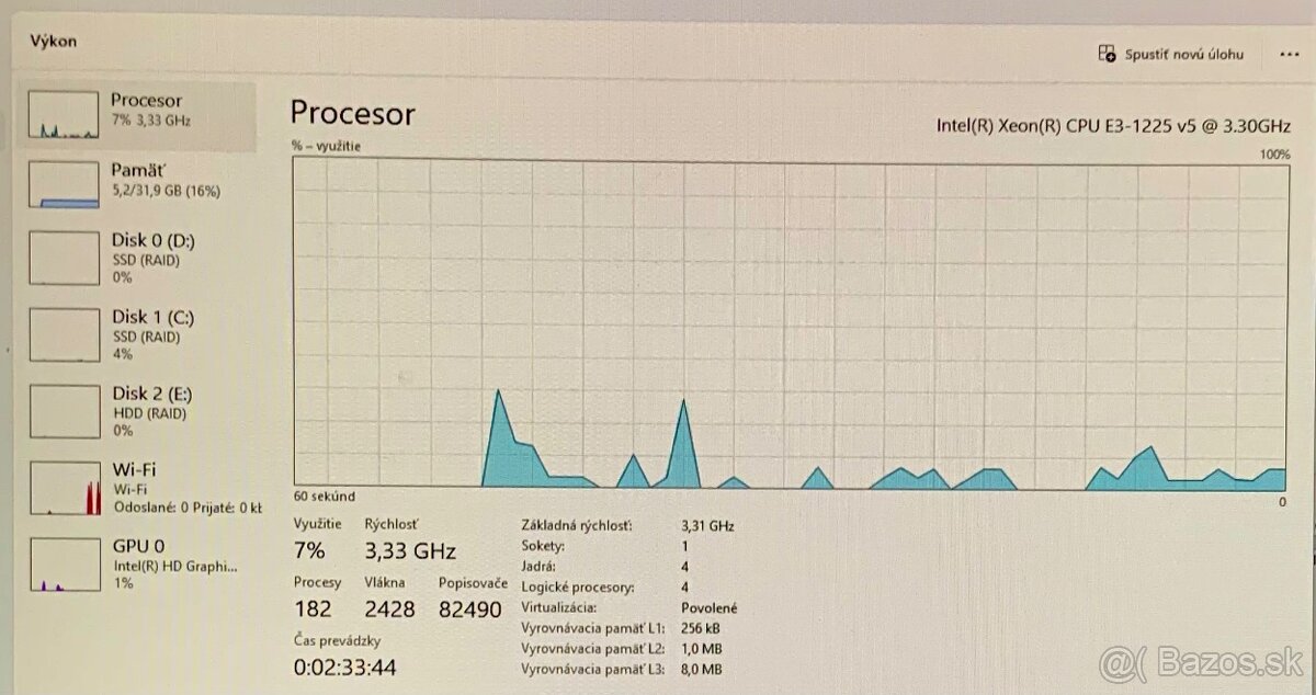 Dell precision 3620 Tower 32GB RAM - 7