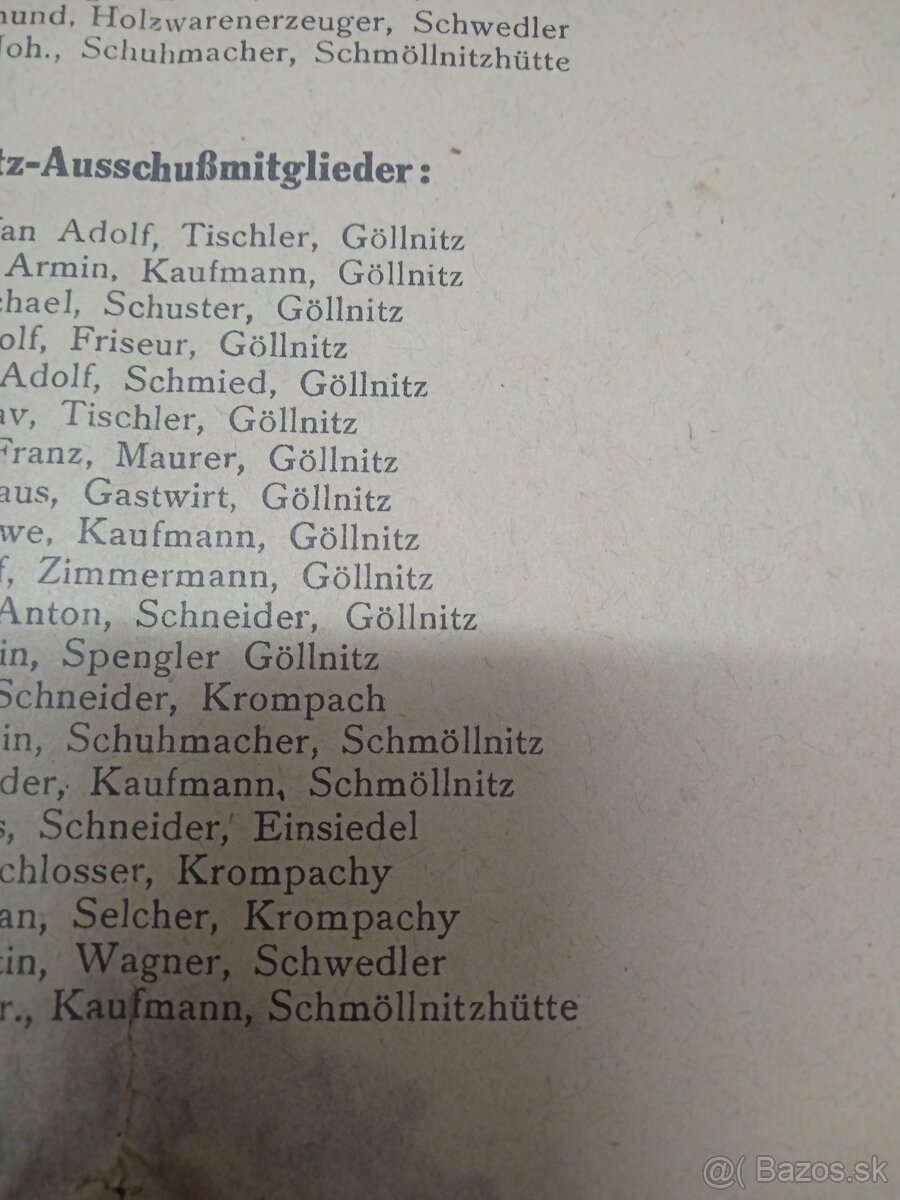 Gelnica voľby leták starý - 7