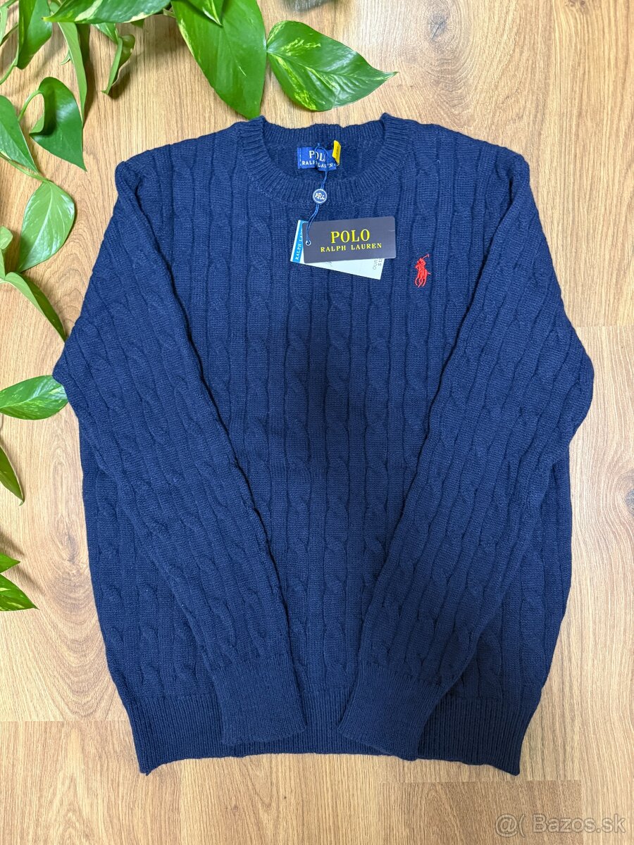 Modrý Polo Ralph Lauren Pulovér - 7