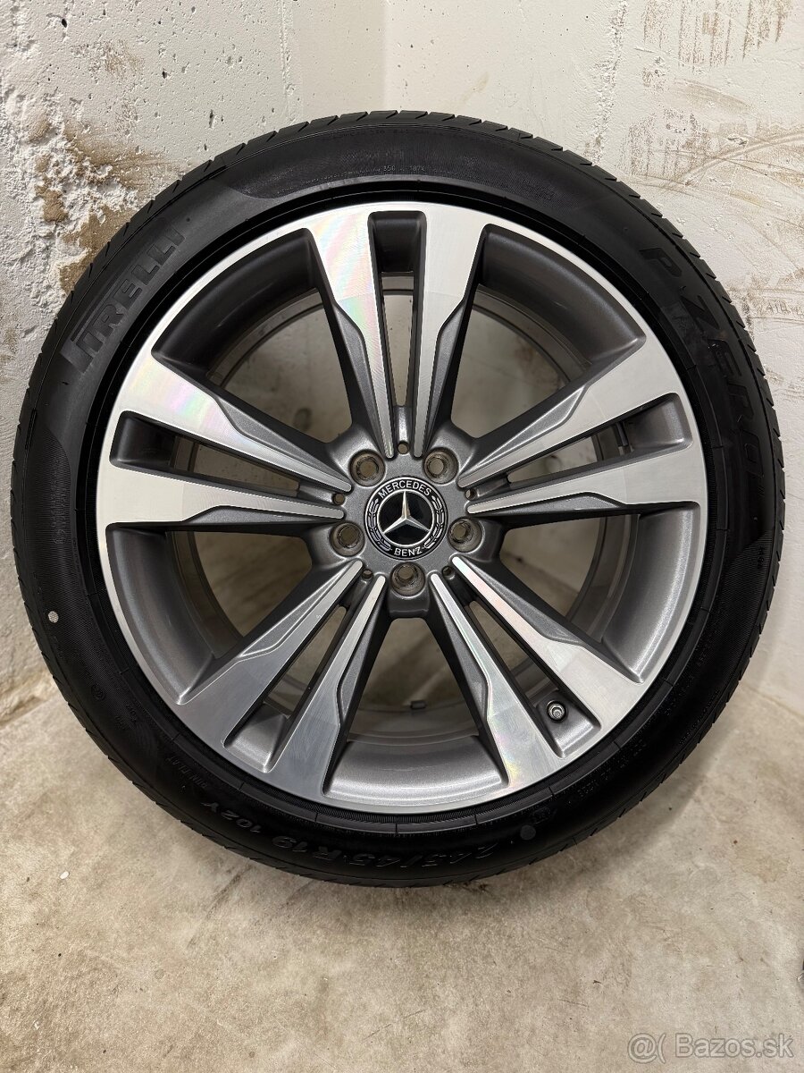 Nepoužitá letná sada 5x112 R19 Mercedes Benz S Class W222 - 7